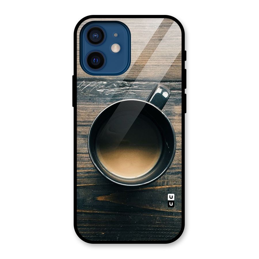 Chai On Wood Glass Back Case for iPhone 12 Mini