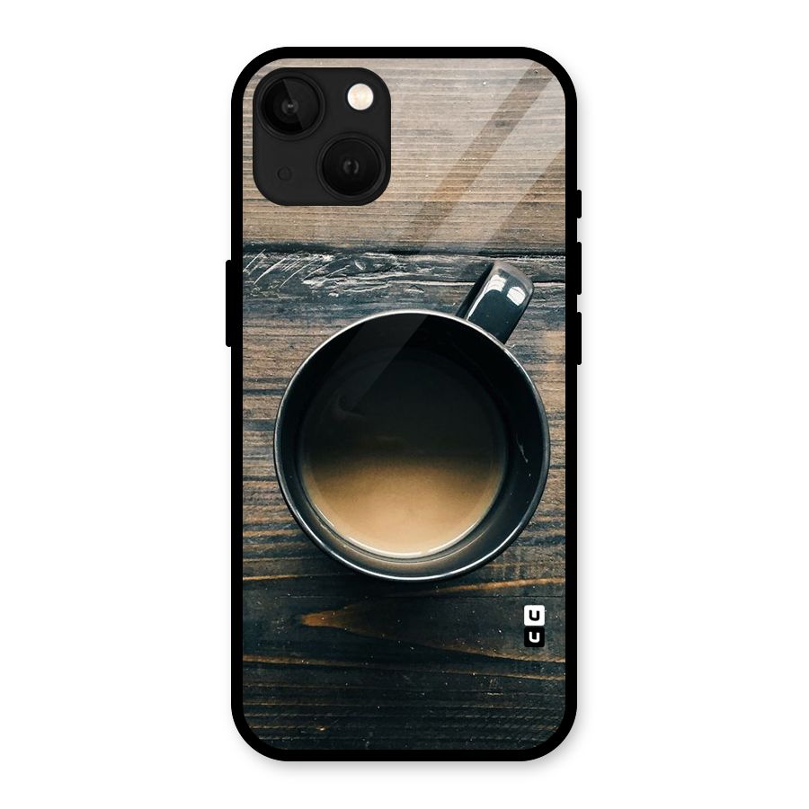 Chai On Wood Glass Back Case for iPhone 13