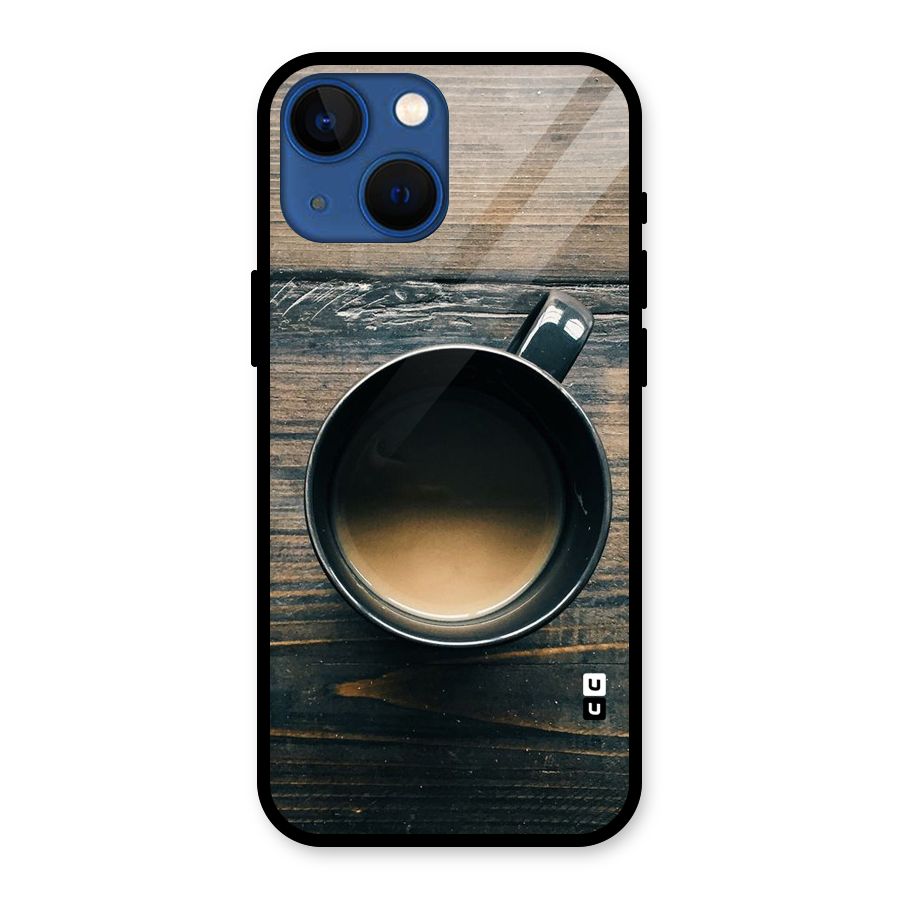 Chai On Wood Glass Back Case for iPhone 13 Mini