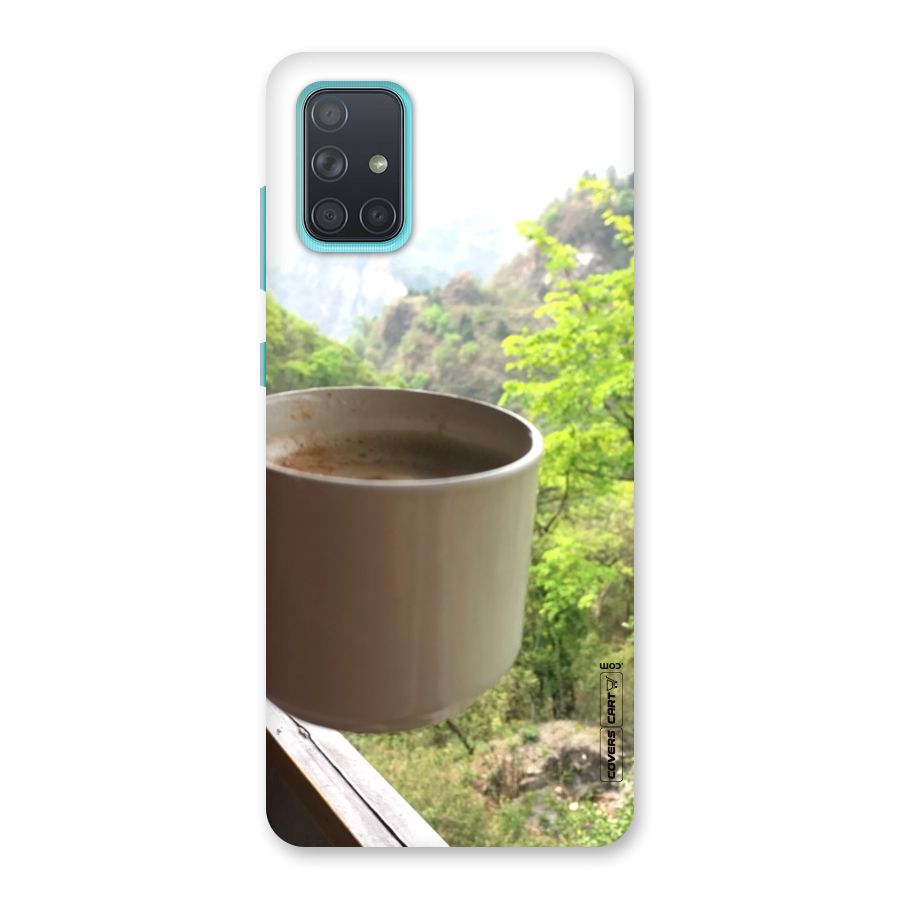 Chai With Mountain View Back Case for Galaxy A71
