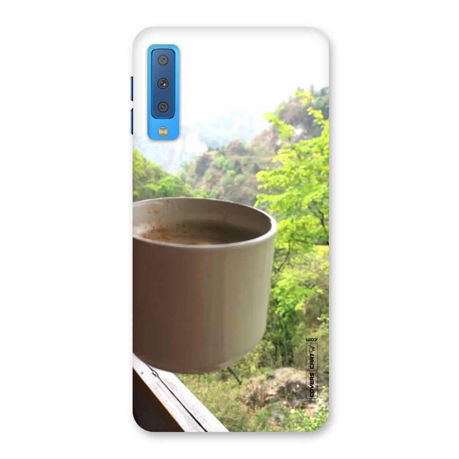 Chai With Mountain View Back Case for Galaxy A7 (2018)