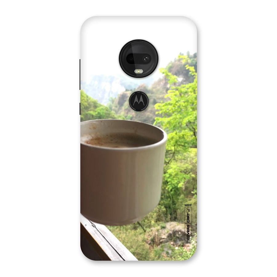 Chai With Mountain View Back Case for Moto G7