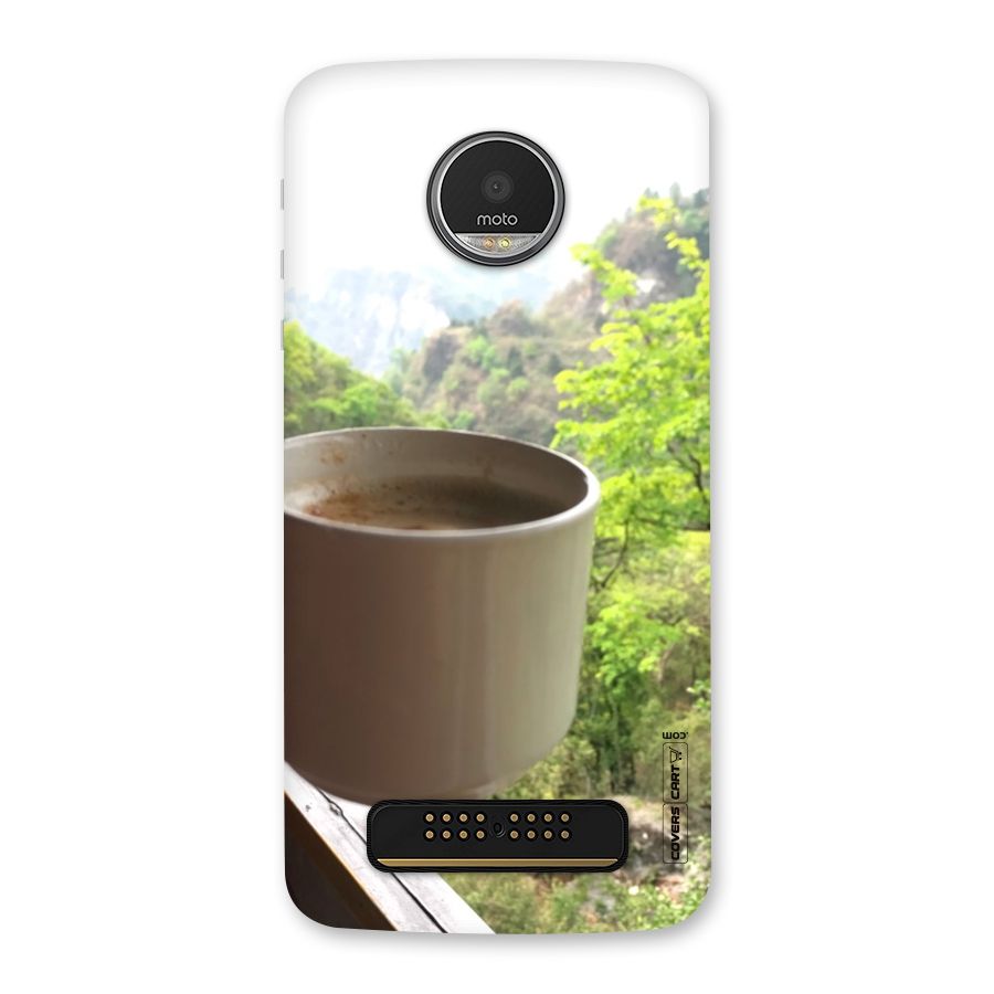 Chai With Mountain View Back Case for Moto Z Play