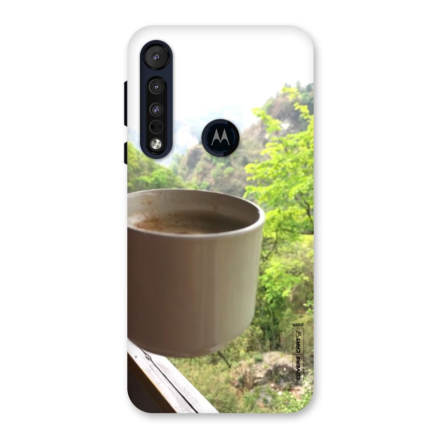 Chai With Mountain View Back Case for Motorola One Macro