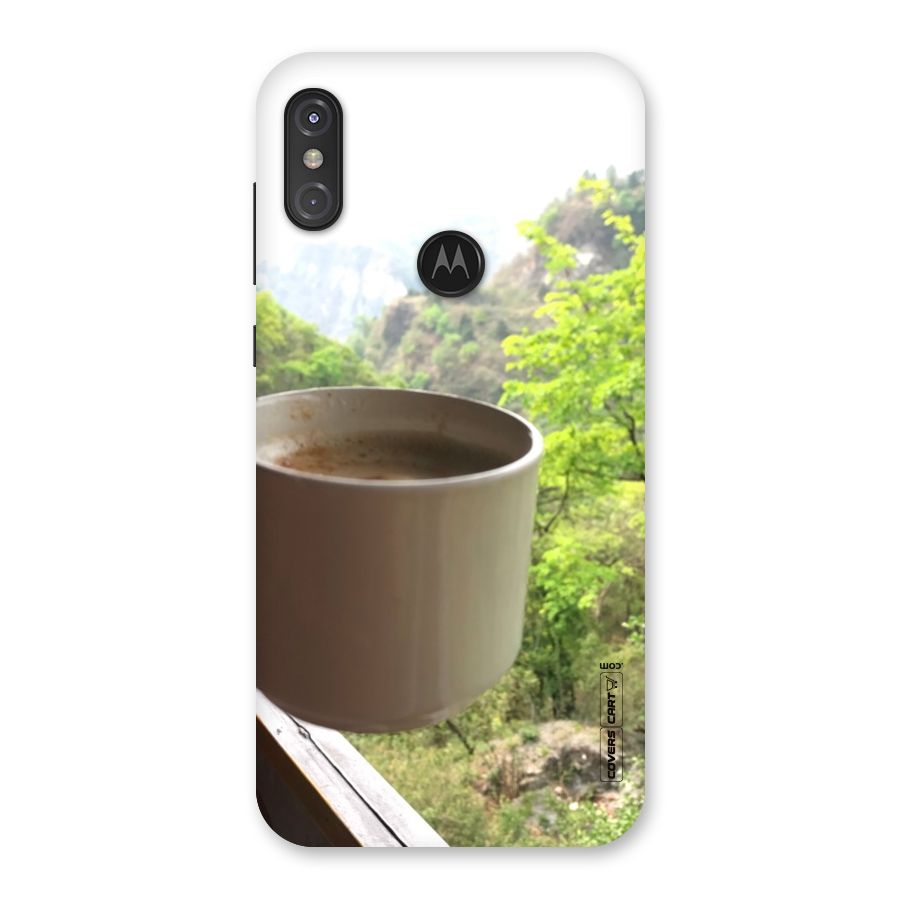 Chai With Mountain View Back Case for Motorola One Power
