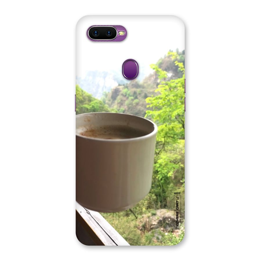 Chai With Mountain View Back Case for Oppo F9