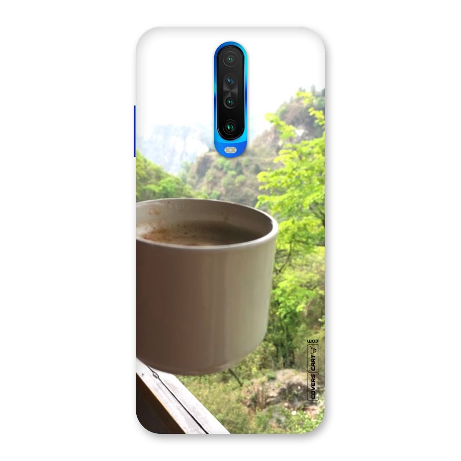 Chai With Mountain View Back Case for Poco X2