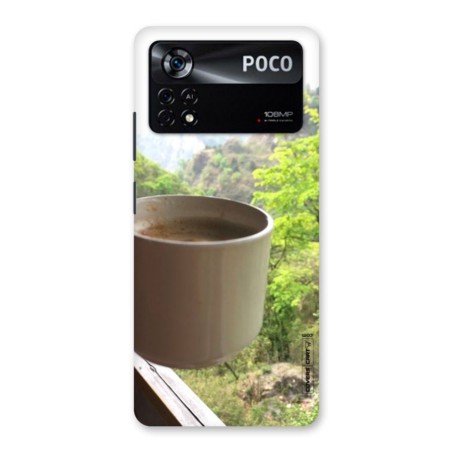 Chai With Mountain View Back Case for Poco X4 Pro 5G