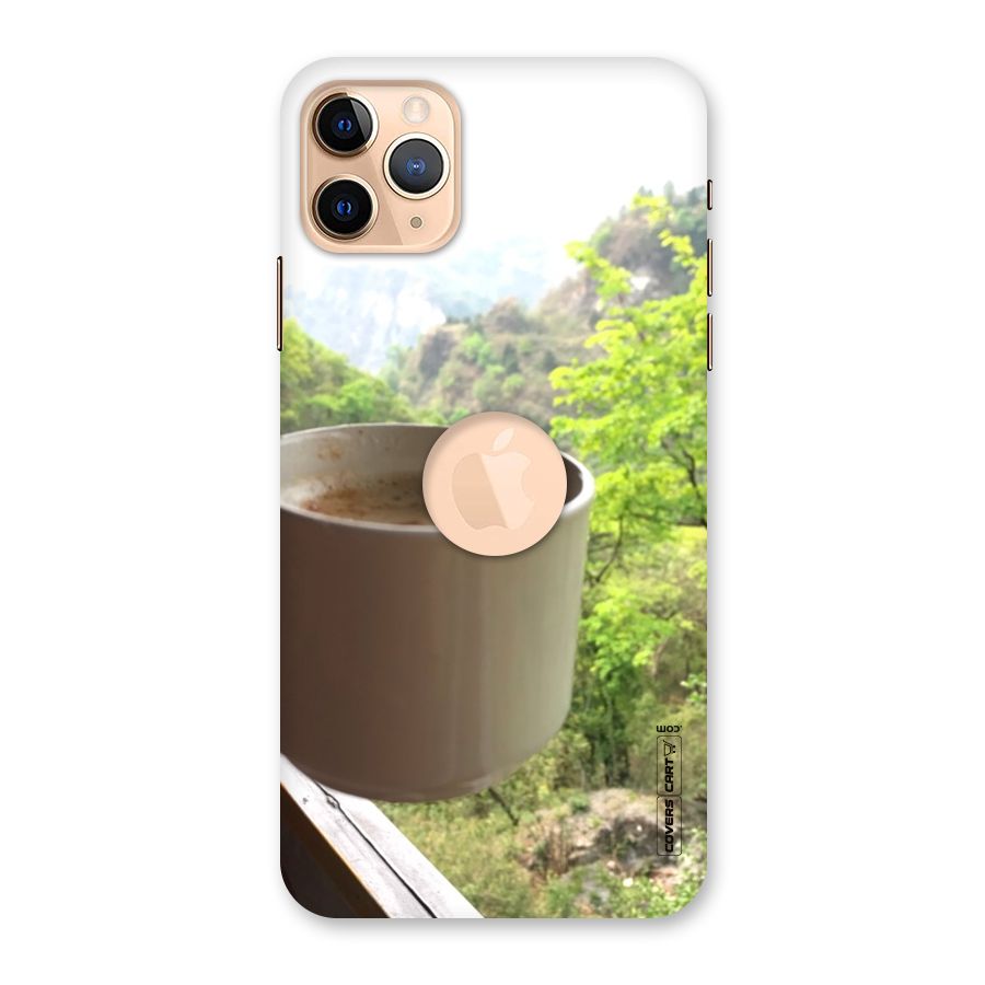 Chai With Mountain View Back Case for iPhone 11 Pro Max Logo Cut