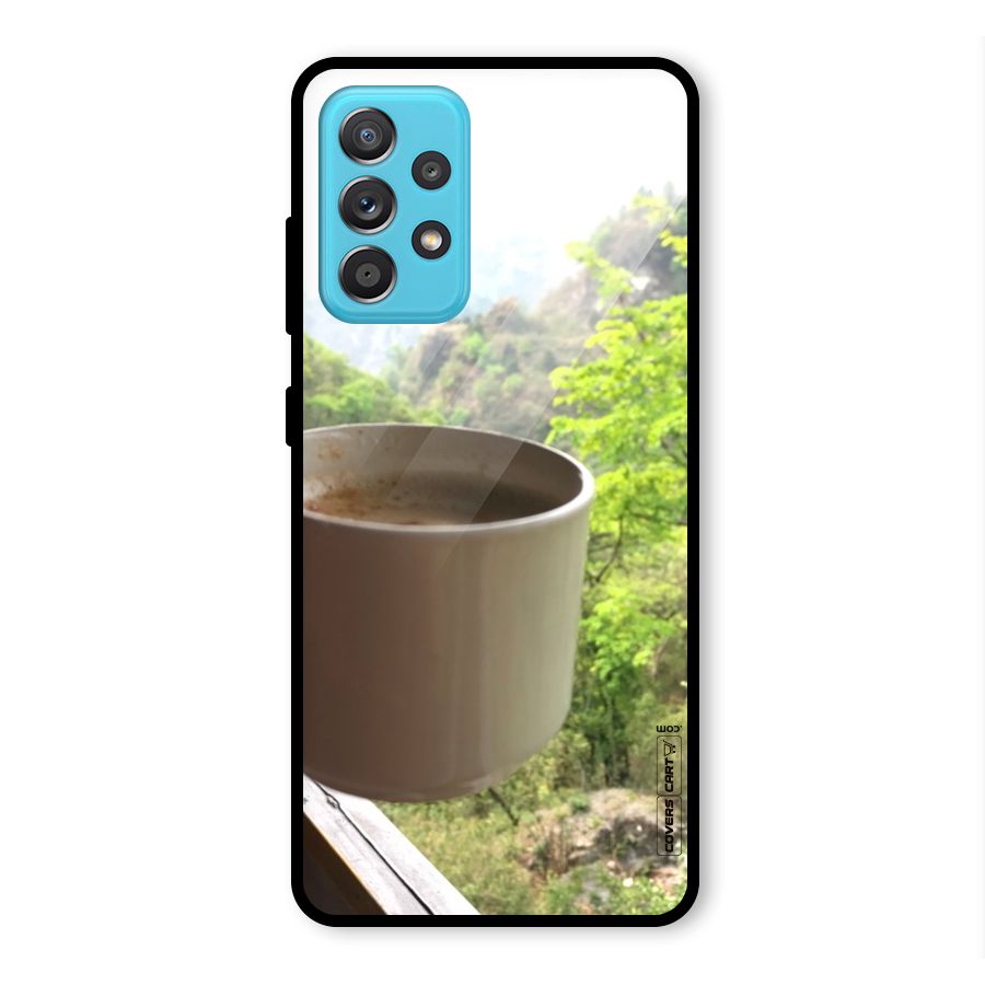 Chai With Mountain View Glass Back Case for Galaxy A52s 5G