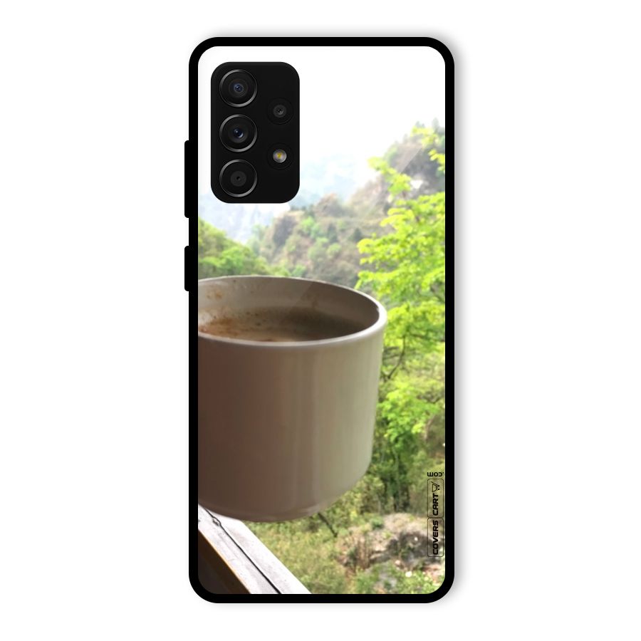 Chai With Mountain View Glass Back Case for Galaxy A53 5G