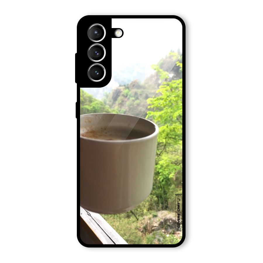 Chai With Mountain View Glass Back Case for Galaxy S21 5G