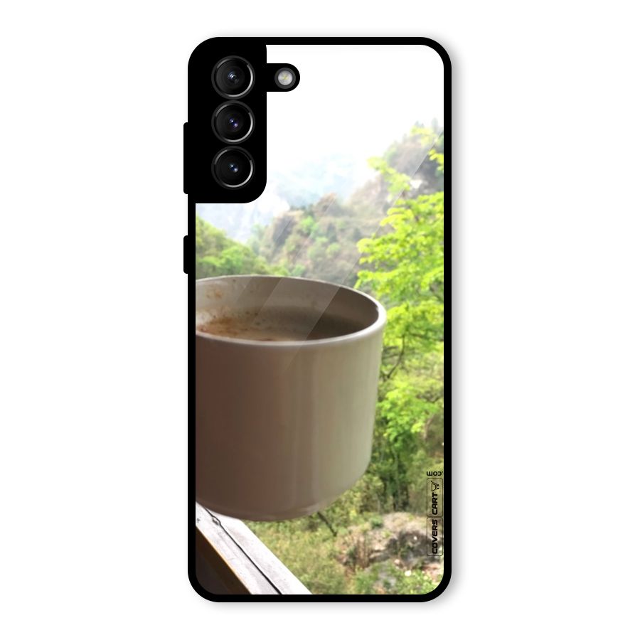 Chai With Mountain View Glass Back Case for Galaxy S21 Plus
