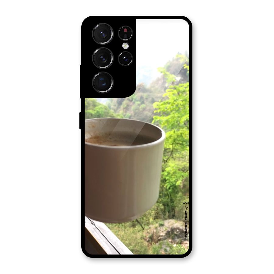 Chai With Mountain View Glass Back Case for Galaxy S21 Ultra 5G