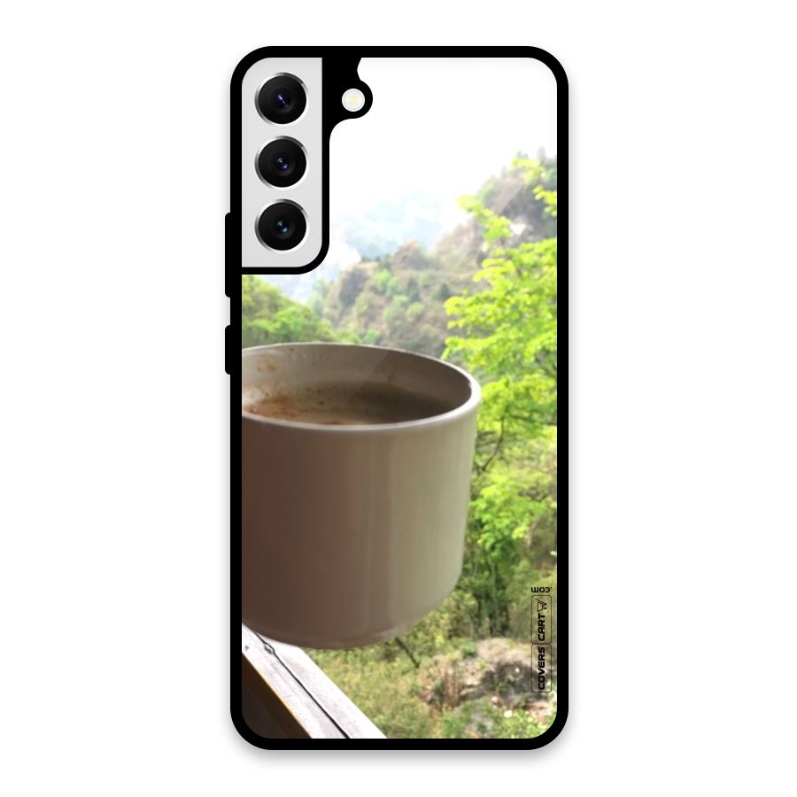 Chai With Mountain View Glass Back Case for Galaxy S22 Plus 5G