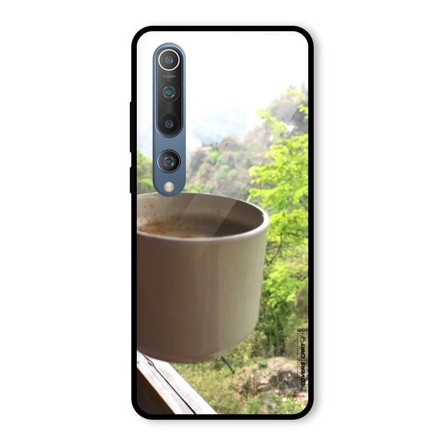 Chai With Mountain View Glass Back Case for Mi 10
