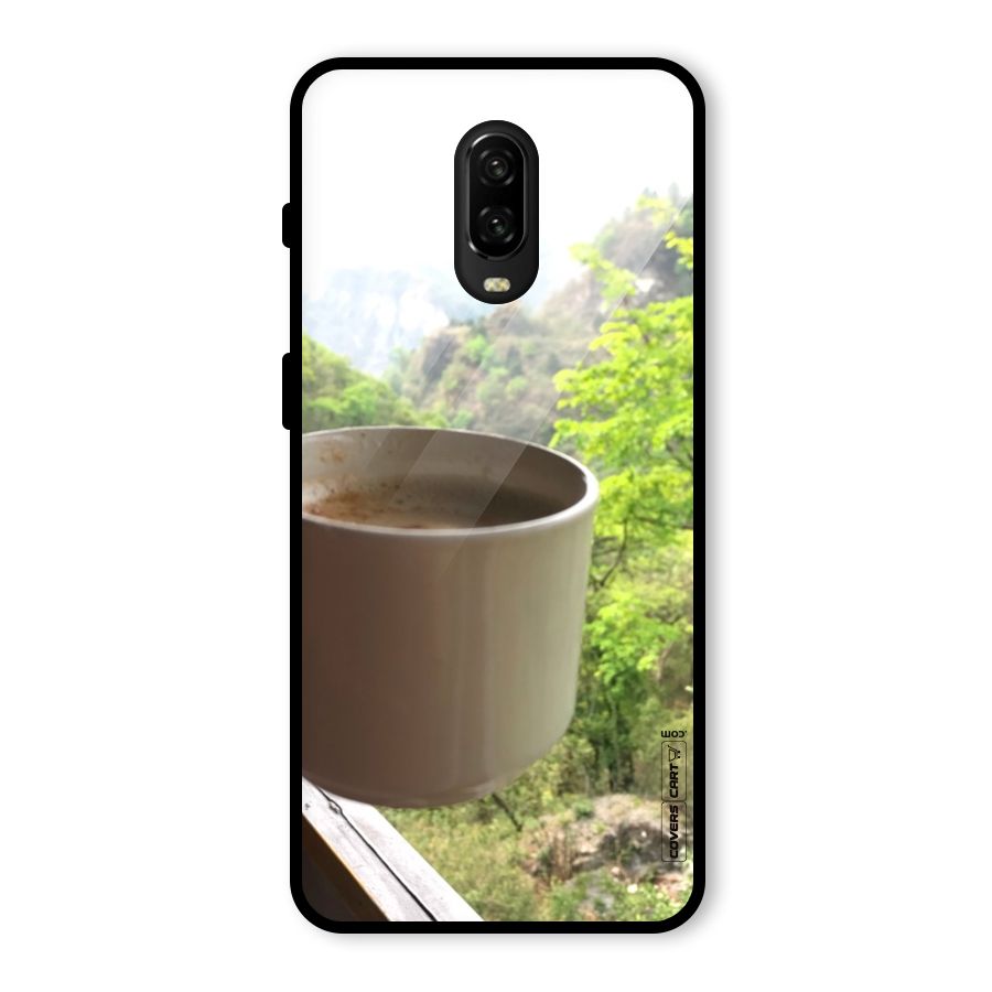 Chai With Mountain View Glass Back Case for OnePlus 6T