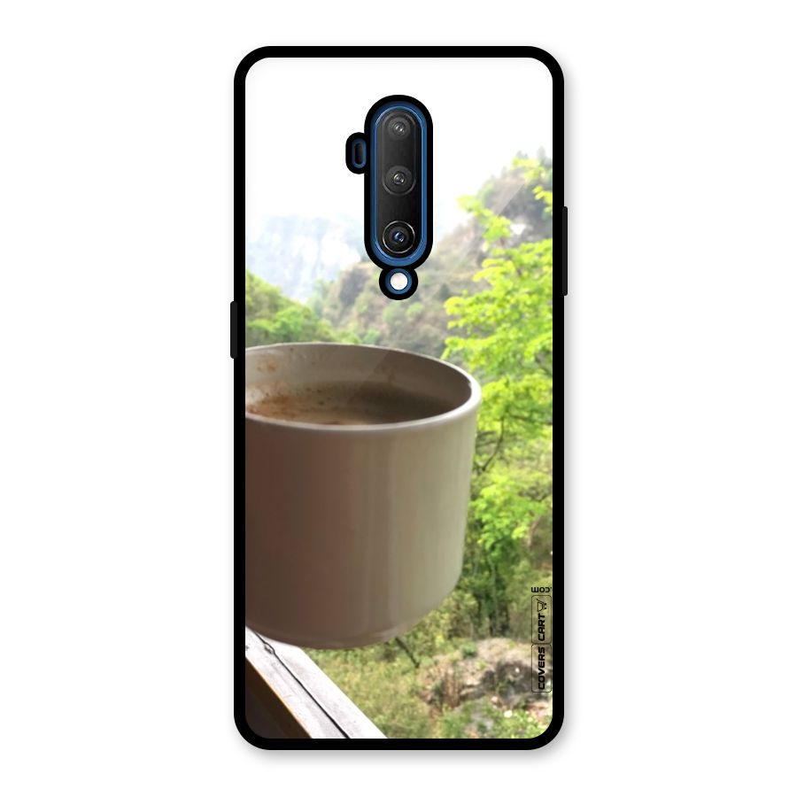 Chai With Mountain View Glass Back Case for OnePlus 7T Pro