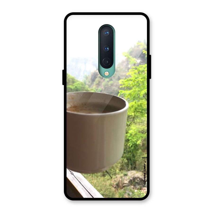 Chai With Mountain View Glass Back Case for OnePlus 8