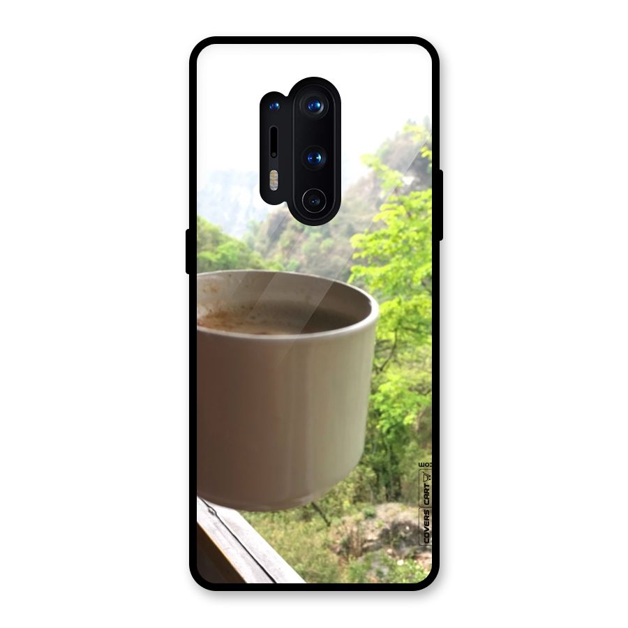 Chai With Mountain View Glass Back Case for OnePlus 8 Pro