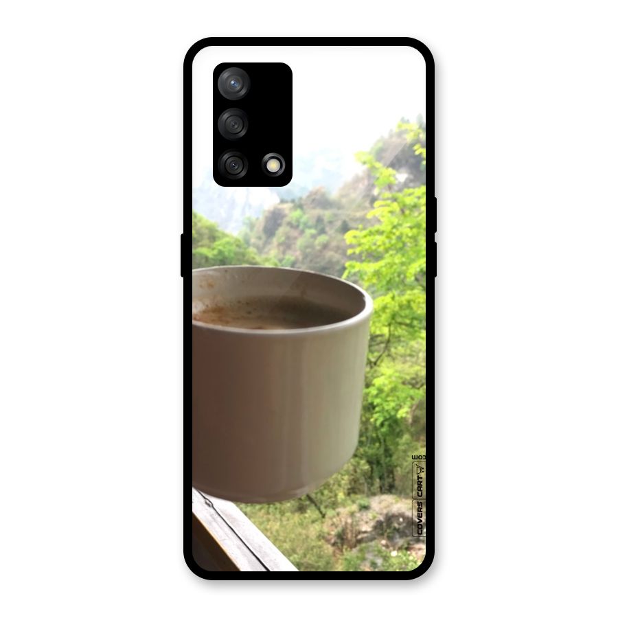 Chai With Mountain View Glass Back Case for Oppo F19