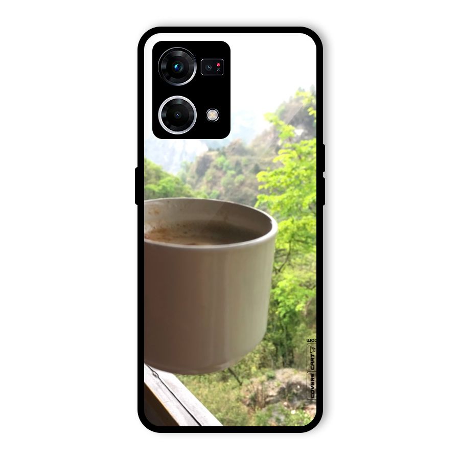 Chai With Mountain View Glass Back Case for Oppo F21 Pro 5G