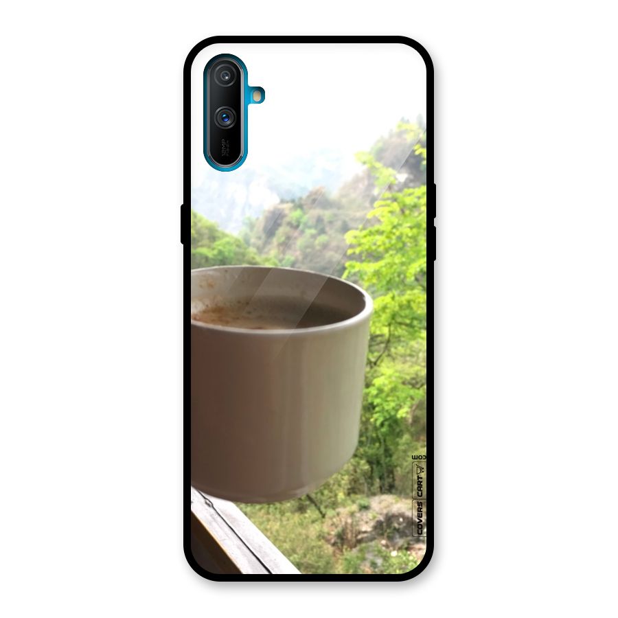 Chai With Mountain View Glass Back Case for Realme C3