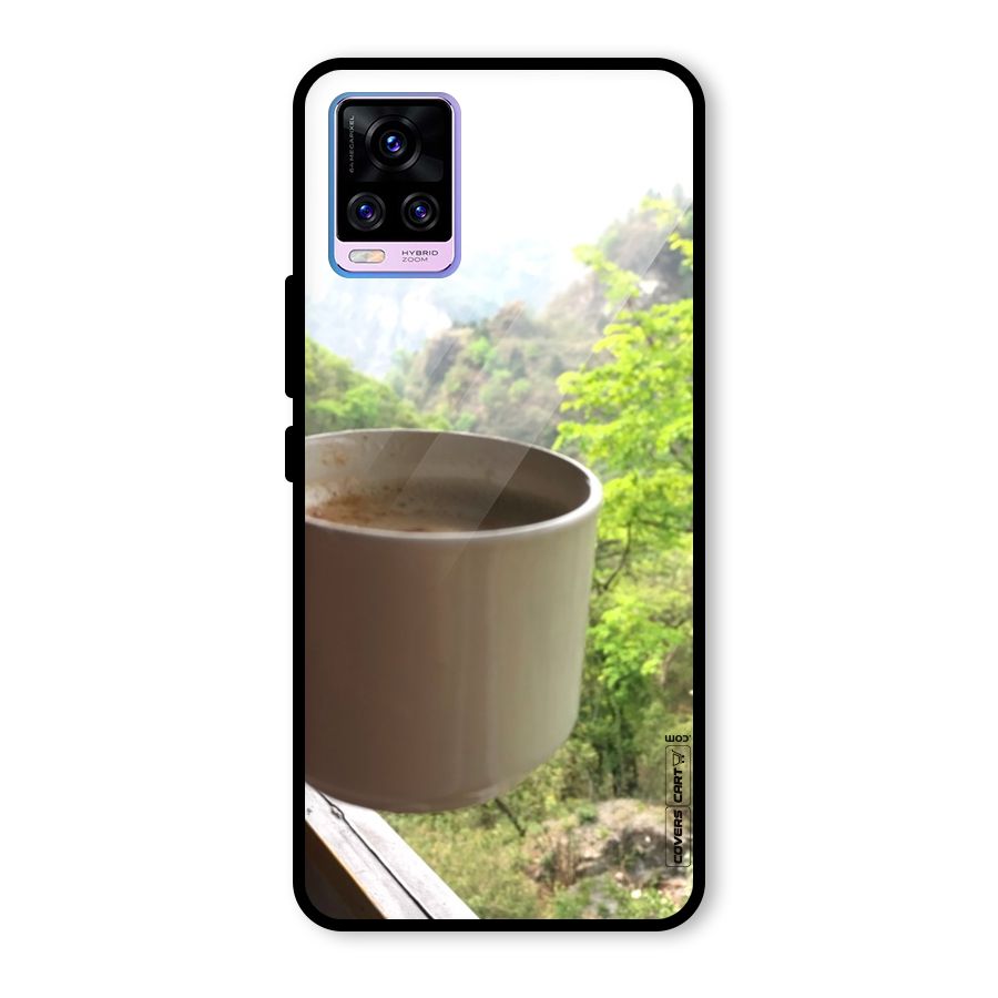 Chai With Mountain View Glass Back Case for Vivo V20 Pro