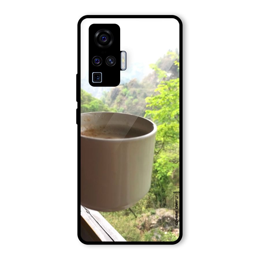 Chai With Mountain View Glass Back Case for Vivo X50 Pro