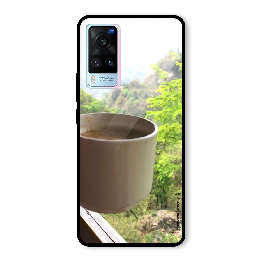 Chai With Mountain View Glass Back Case for Vivo X60
