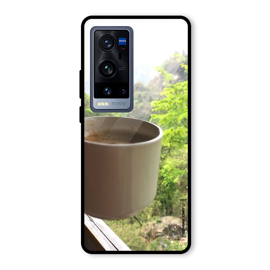 Chai With Mountain View Glass Back Case for Vivo X60 Pro Plus
