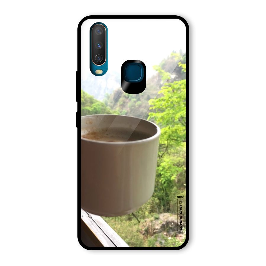 Chai With Mountain View Glass Back Case for Vivo Y15