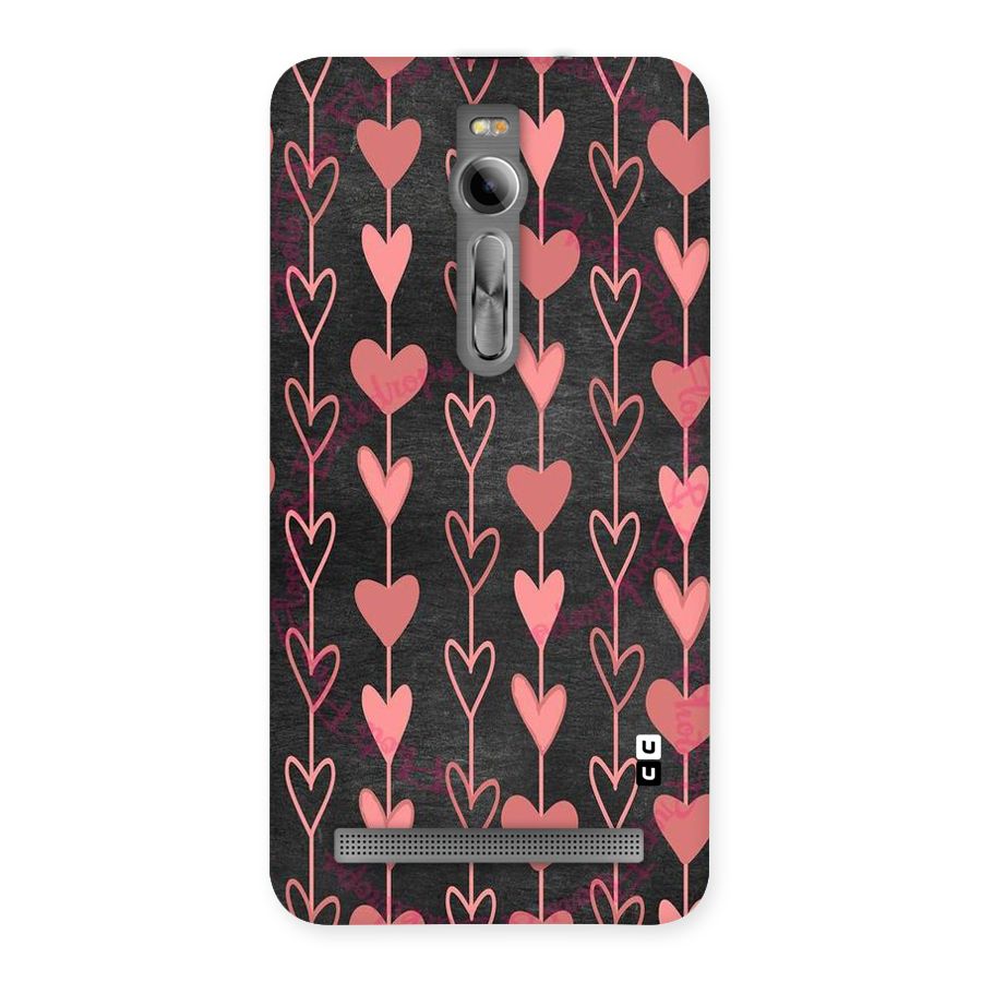 Chain Of Hearts Back Case for Asus Zenfone 2