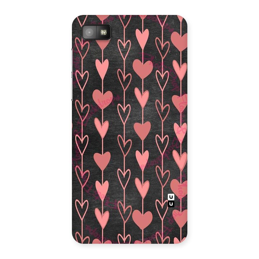 Chain Of Hearts Back Case for Blackberry Z10