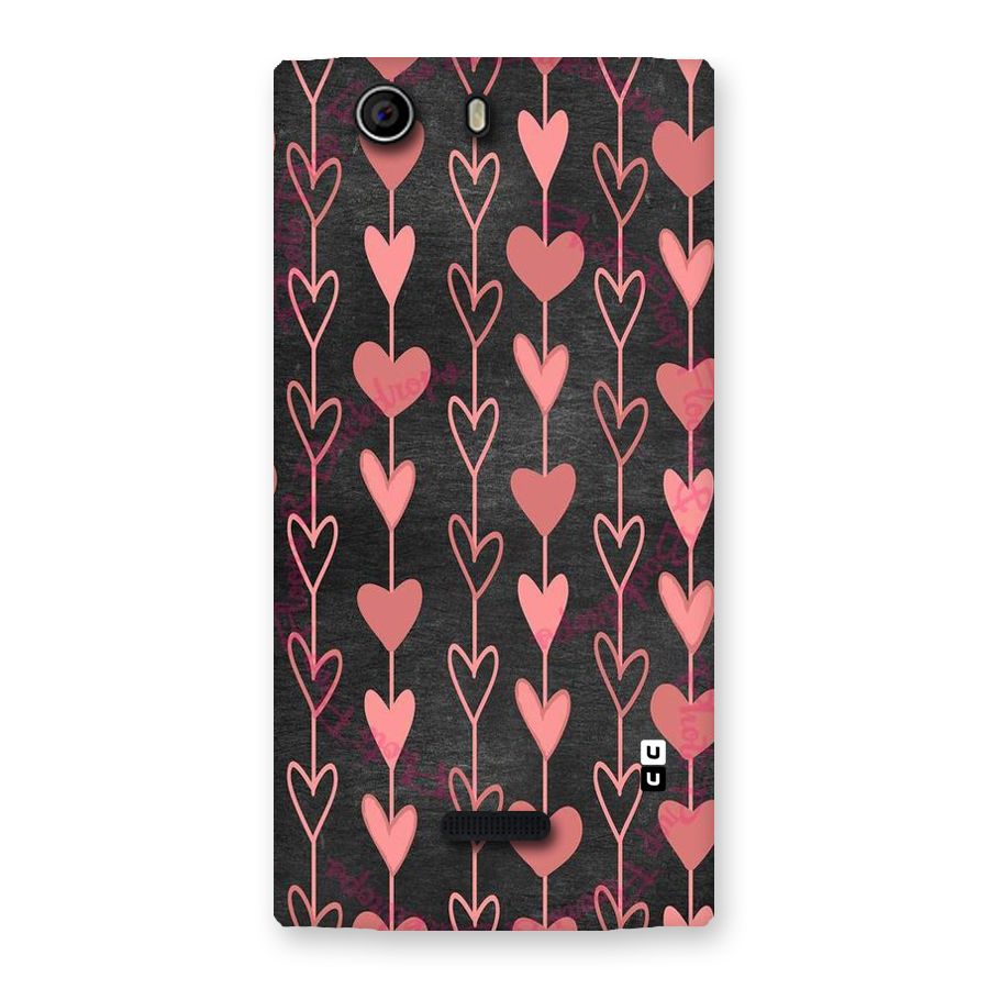 Chain Of Hearts Back Case for Canvas Nitro 2 E311