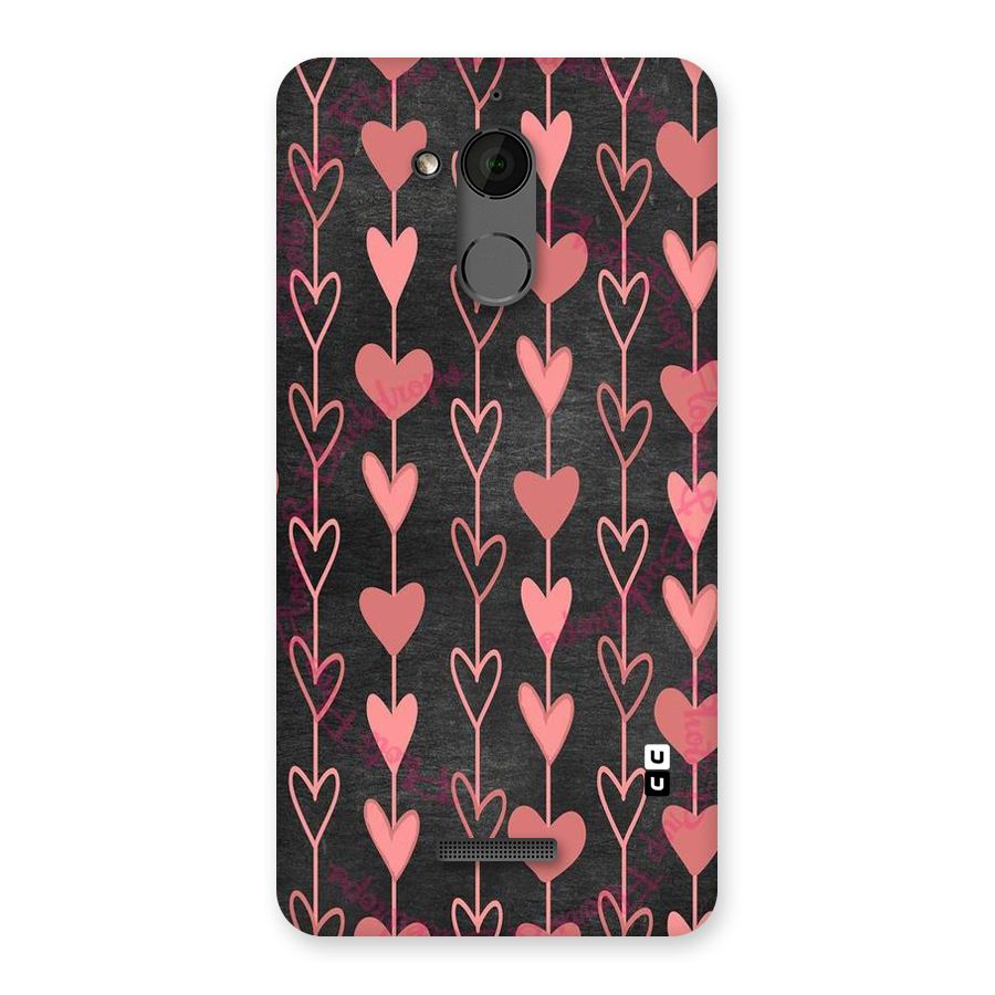 Chain Of Hearts Back Case for Coolpad Note 5
