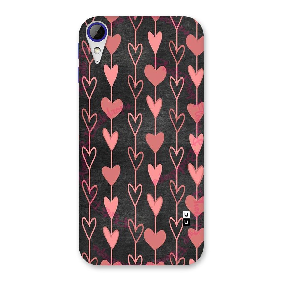 Chain Of Hearts Back Case for Desire 830