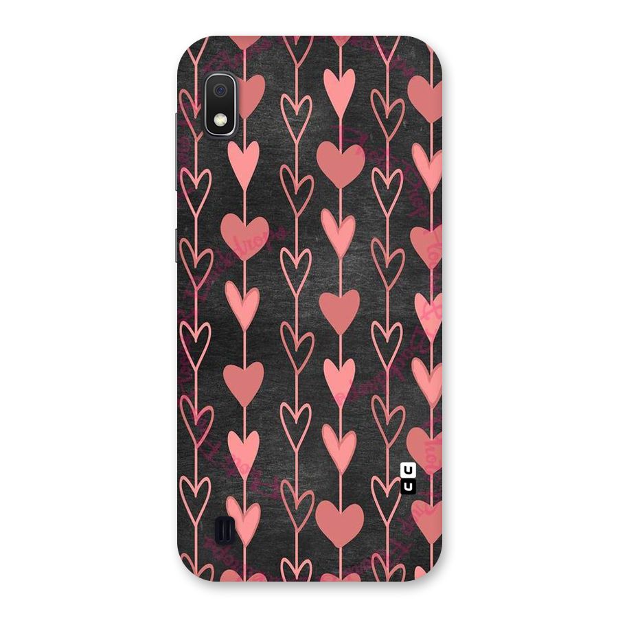 Chain Of Hearts Back Case for Galaxy A10
