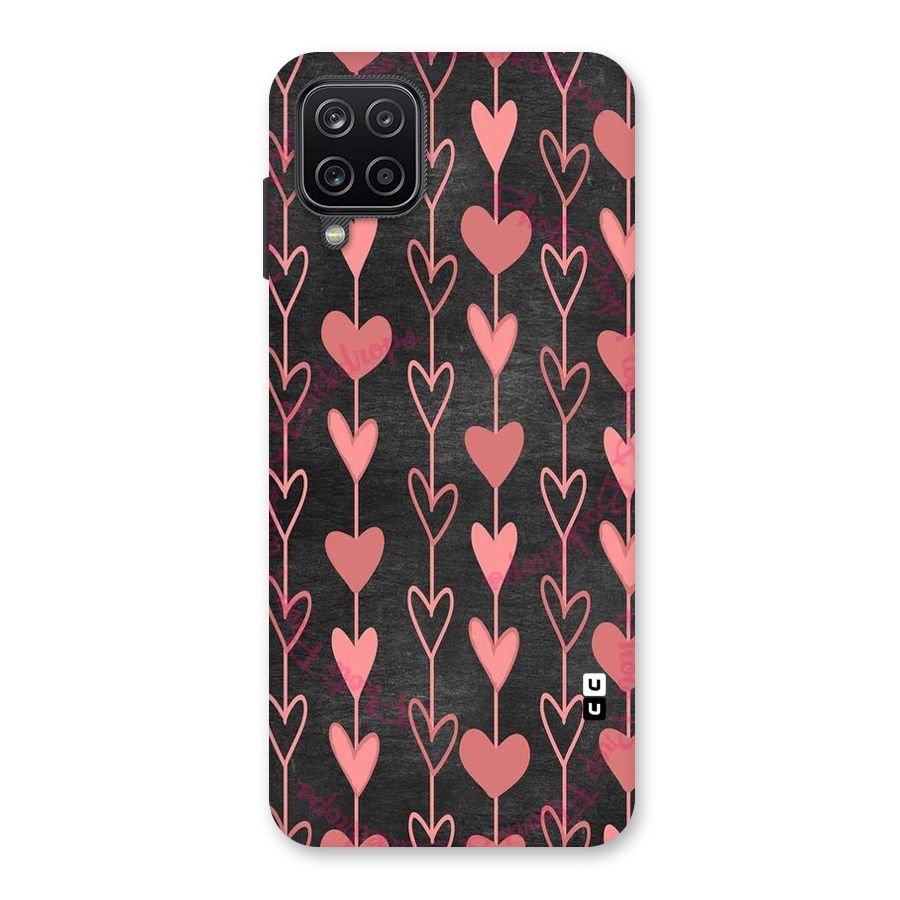 Chain Of Hearts Back Case for Galaxy A12