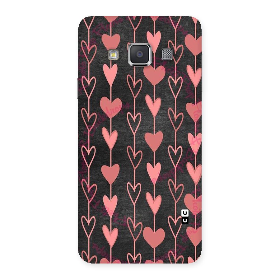 Chain Of Hearts Back Case for Galaxy A3