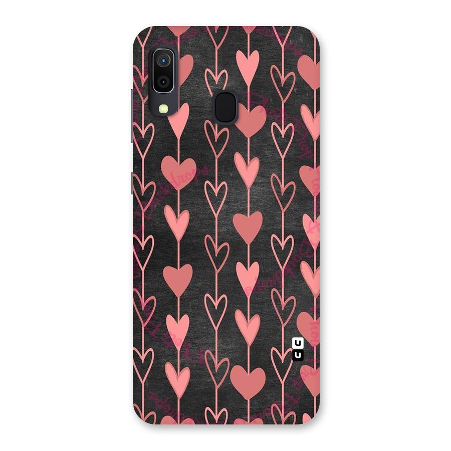 Chain Of Hearts Back Case for Galaxy A30