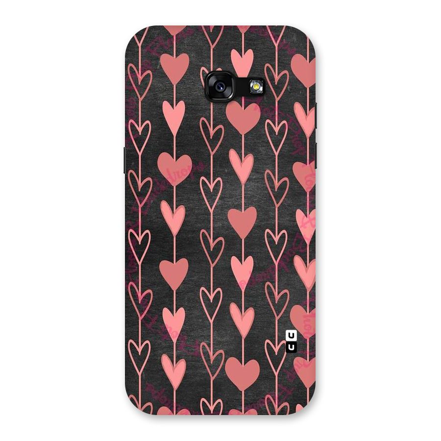 Chain Of Hearts Back Case for Galaxy A5 2017