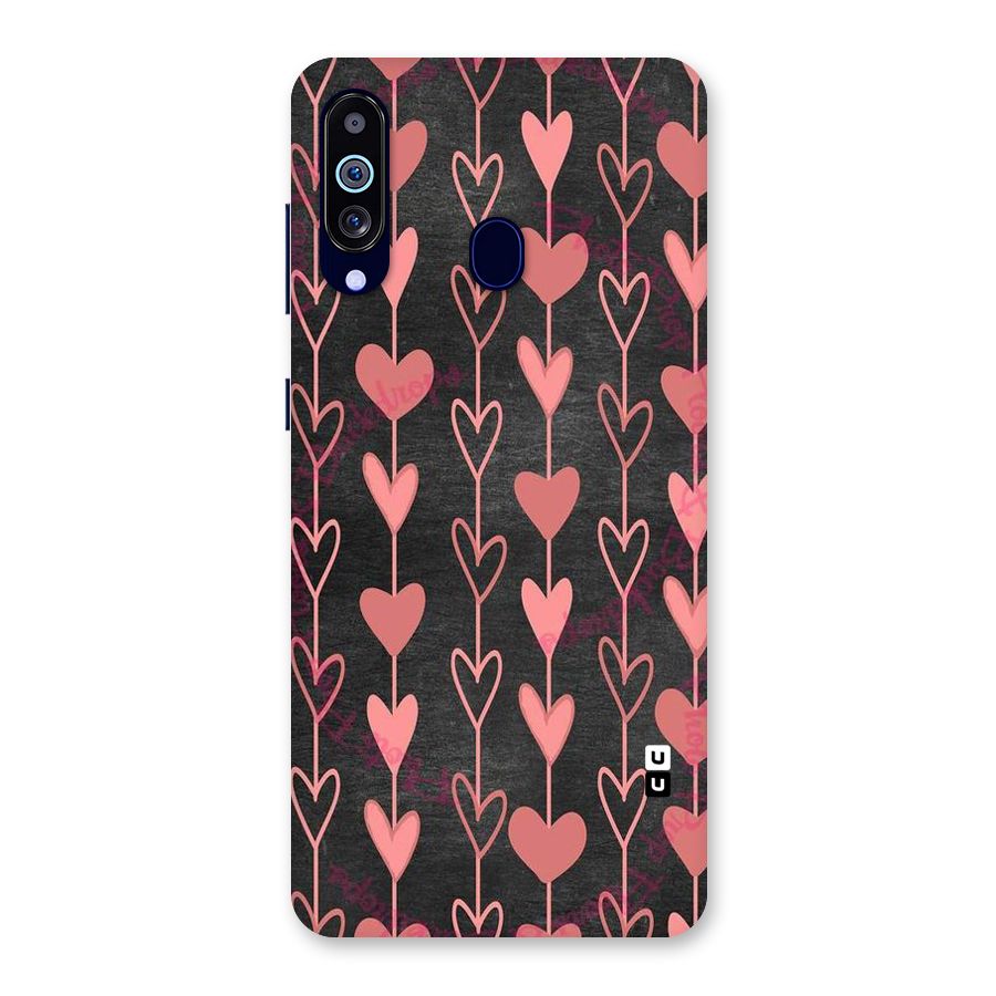 Chain Of Hearts Back Case for Galaxy A60