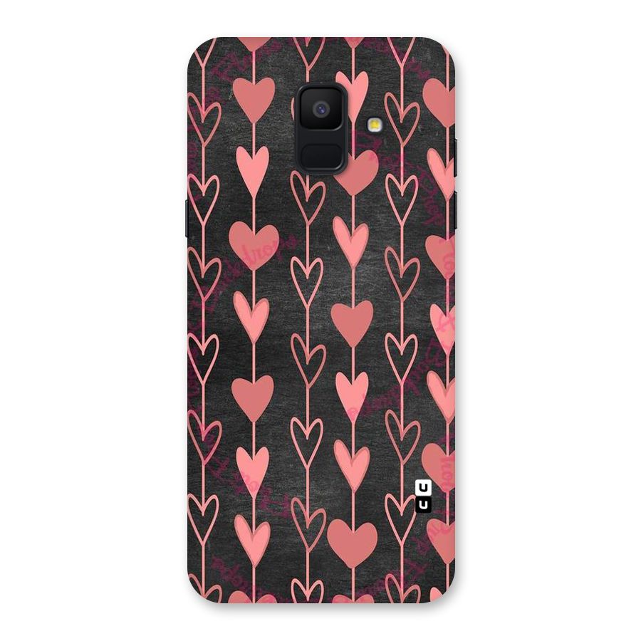 Chain Of Hearts Back Case for Galaxy A6 (2018)