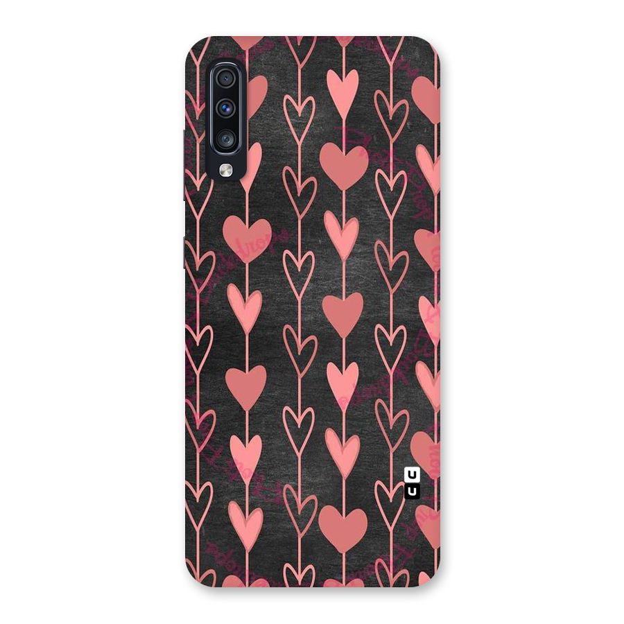 Chain Of Hearts Back Case for Galaxy A70