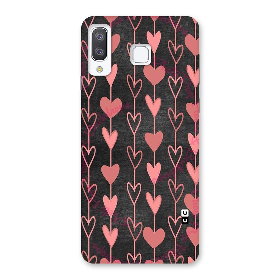 Chain Of Hearts Back Case for Galaxy A8 Star