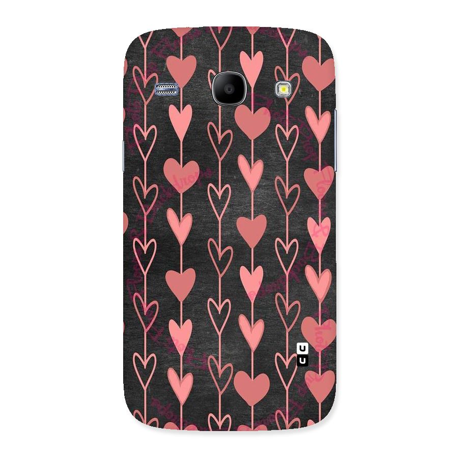 Chain Of Hearts Back Case for Galaxy Core