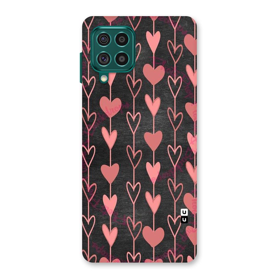 Chain Of Hearts Back Case for Galaxy F62