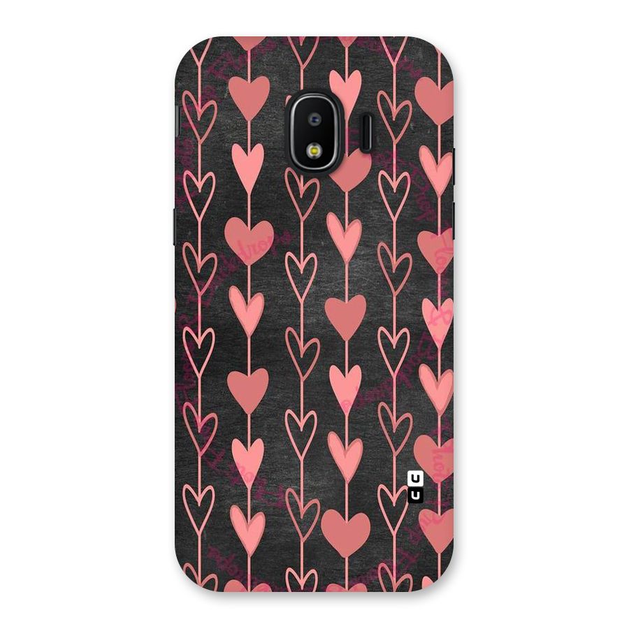 Chain Of Hearts Back Case for Galaxy J2 Pro 2018