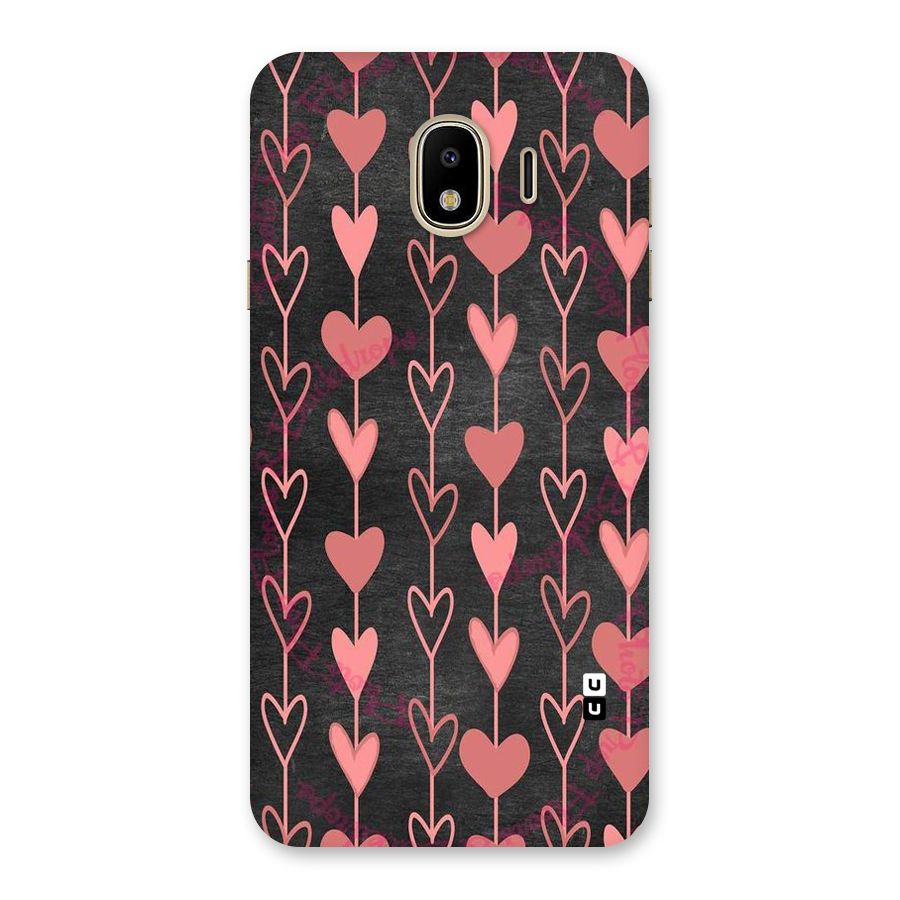 Chain Of Hearts Back Case for Galaxy J4